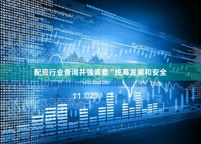 配资行业查询并强调要“统筹发展和安全